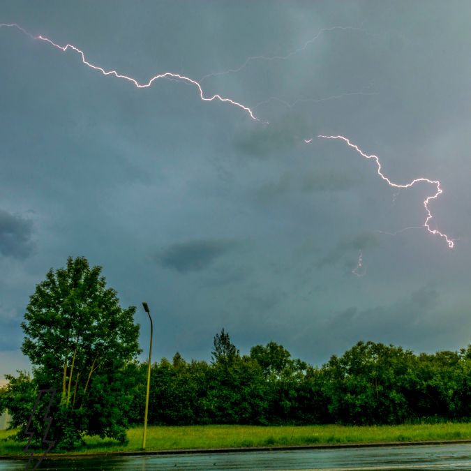 Storms and lightning