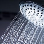 Shower during a thunderstorm